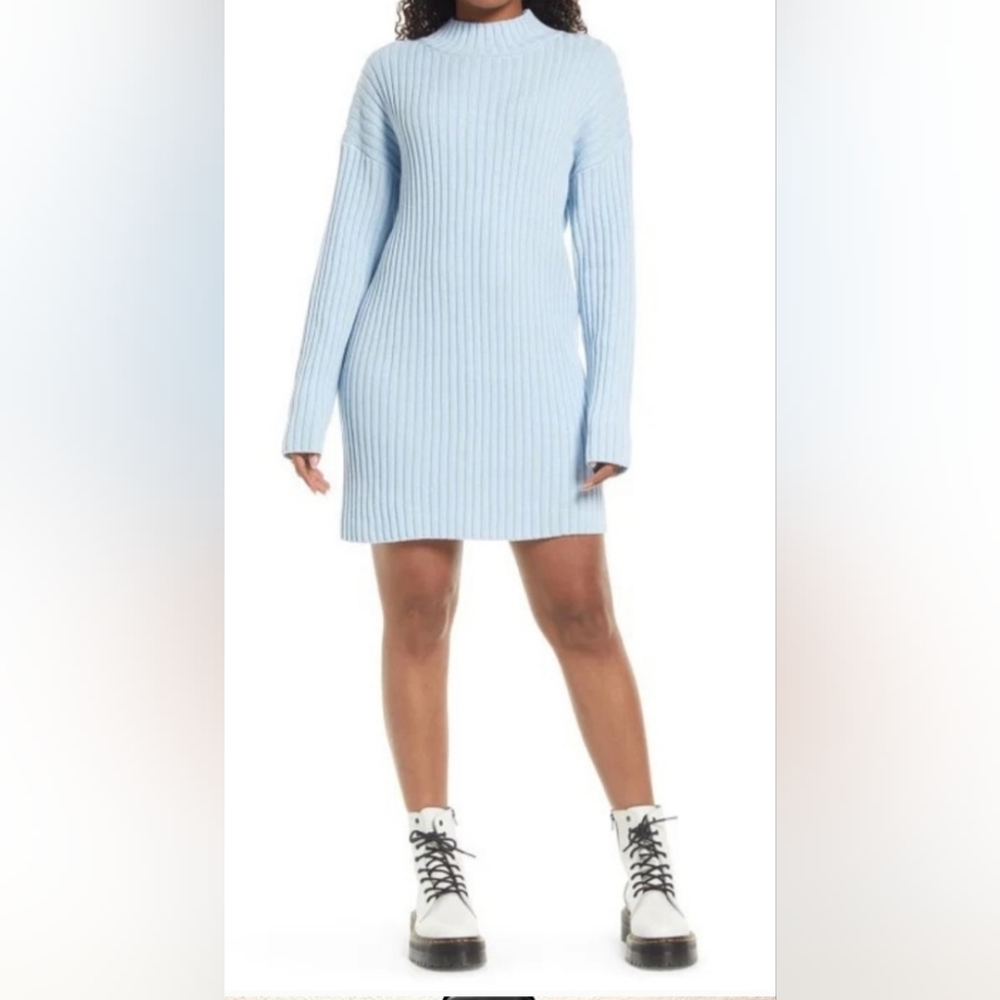 1. NWOT BP - Nordstrom Light Blue Knit Dress